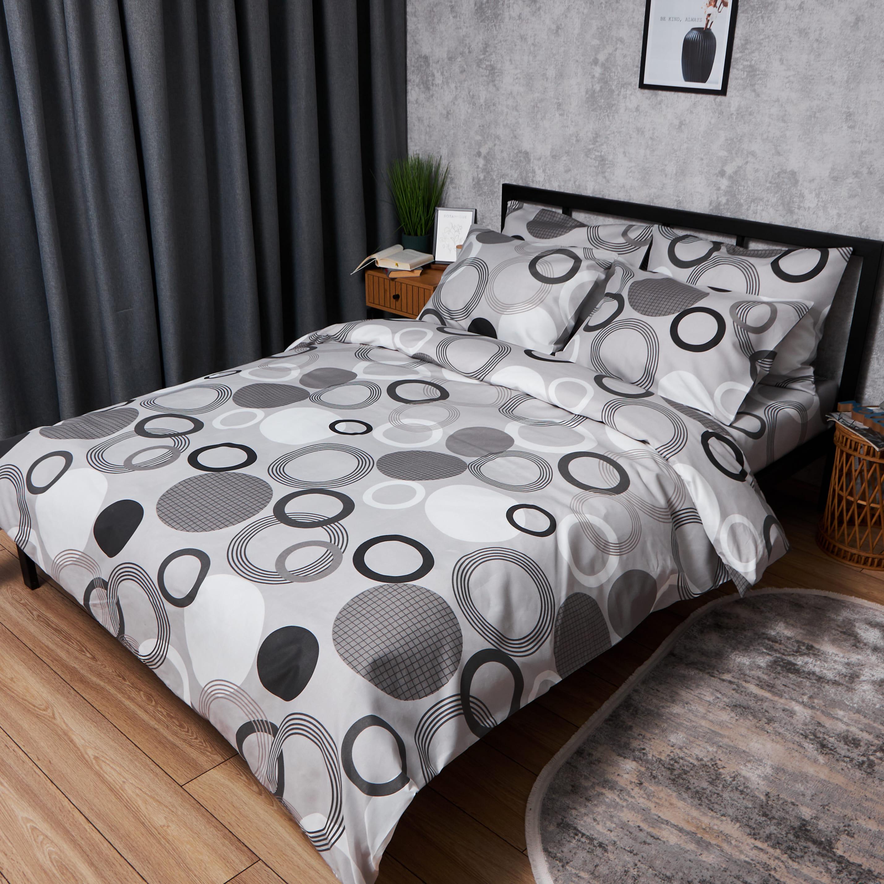 Комплект постільної білизни Moon&Star мікросатин Premium Orbit Elegance полуторний євро наволочка 2 шт. 160х220 см (MS-820008002)