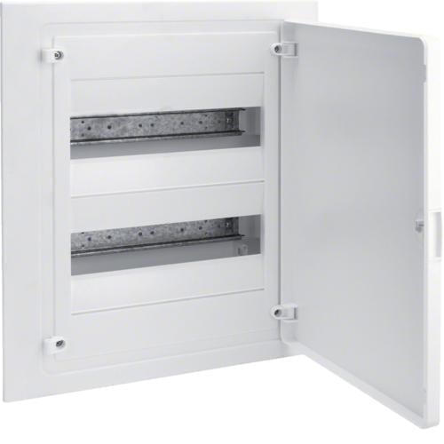 Распределительный щит Hager GOLF 24 модуля пластик 382х418х97,5 мм встраиваемый Белый (VF212PD)