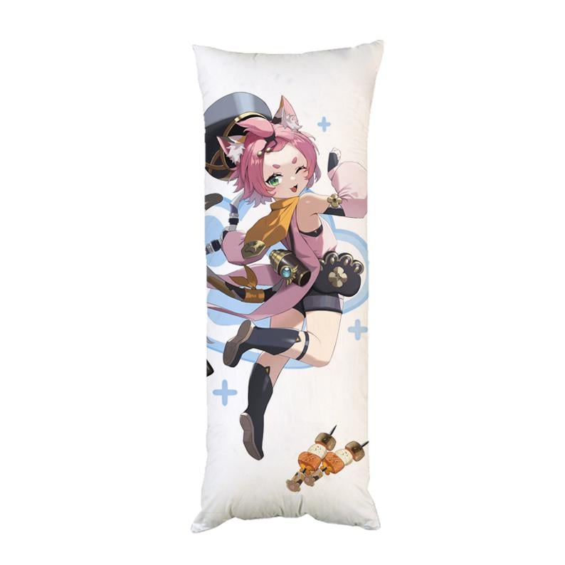 Подушка-обнимашка дакимакура Диона Геншин удар двухсторонняя 40х100 см (dk060)