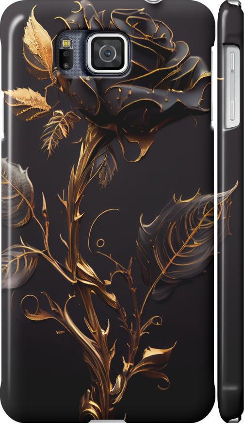 Чехол на Samsung Galaxy Alpha G850F Роза 3 (5552m-65-42517) Чехол на Samsung Galaxy Alpha G850F Роза 3 (5552m-65-42517)