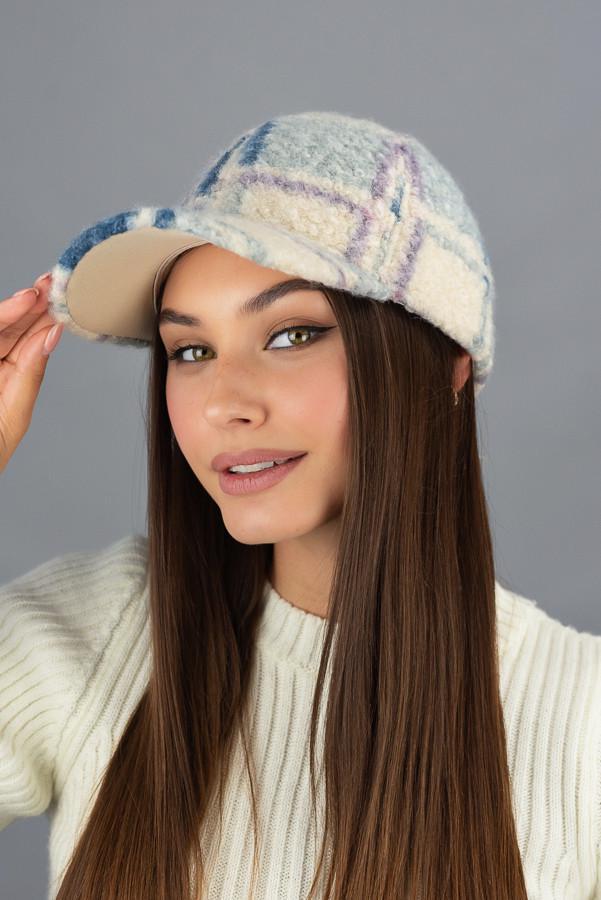 Бейсболка из буклетовой ткани в клетку Braxton Crispy 6098 Маренго (2379300384) - фото 3 Бейсболка из буклетовой ткани в клетку Braxton Crispy 6098 Маренго (2379300384) - фото 3