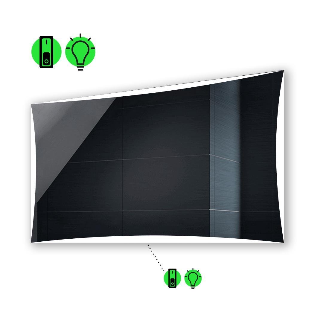 Зеркало с LED подсветкой Amado с механическим включателем 70x60 см (Amadog01)