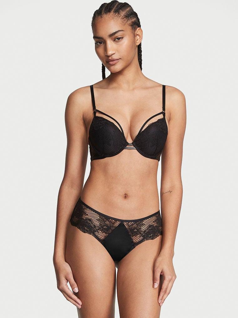 Трусики Victoria’s Secret So Obsessed Strappy Cheeky Panty M Черный (26611291) Трусики Victoria’s Secret So Obsessed Strappy Cheeky Panty M Черный (26611291)