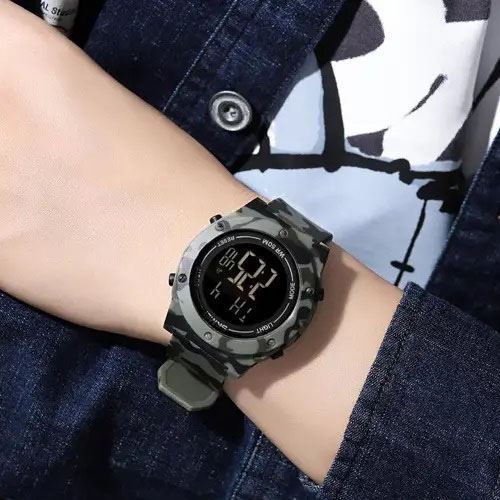 Часы наручные мужские Skmei 1772CMGNBK Green Camo (tf4726) - фото 3 Часы наручные мужские Skmei 1772CMGNBK Green Camo (tf4726) - фото 3