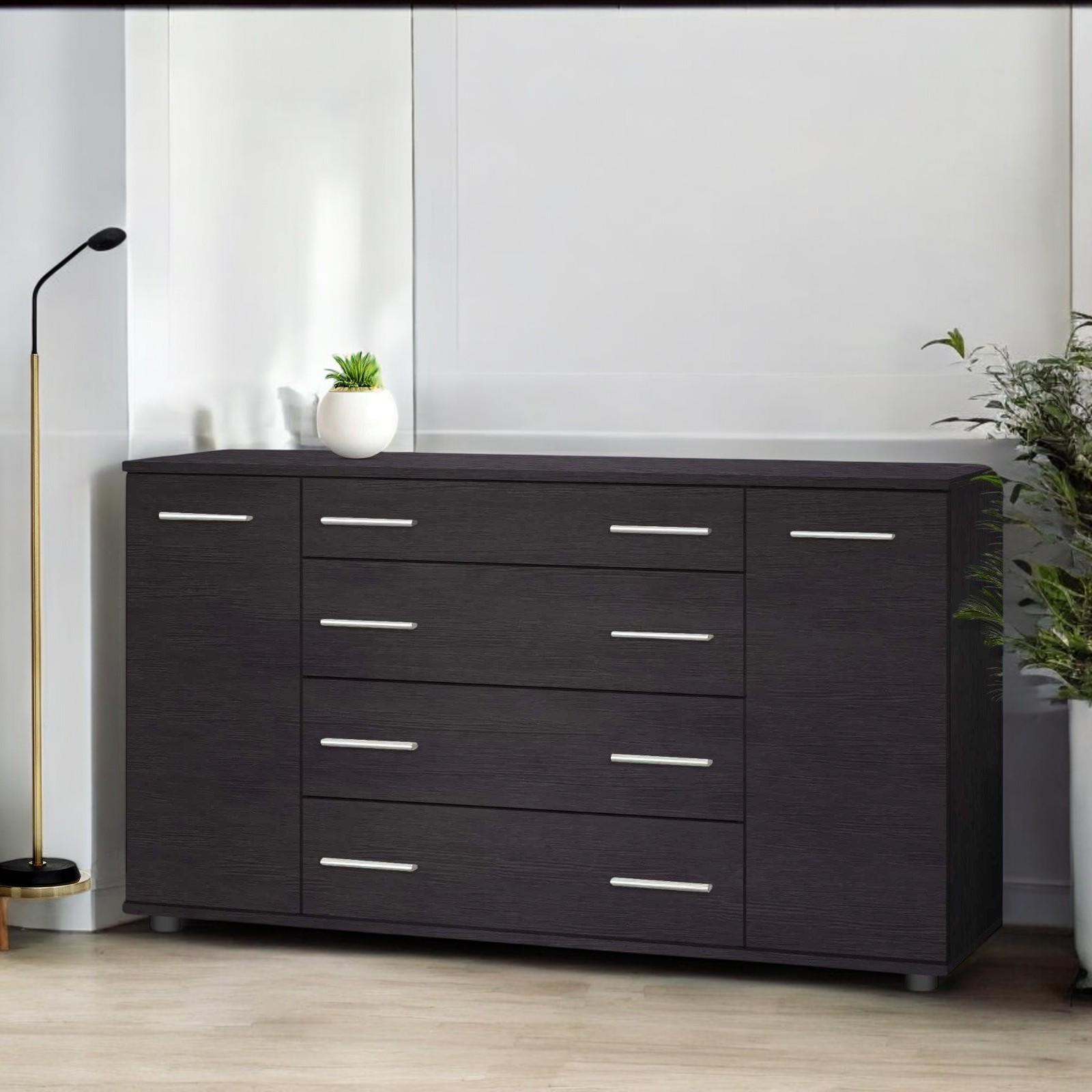 Комод большой для вещей в спальню и гостиную Венге темный (О-4в) - фото 5 Комод большой для вещей в спальню и гостиную Венге темный (О-4в) - фото 5