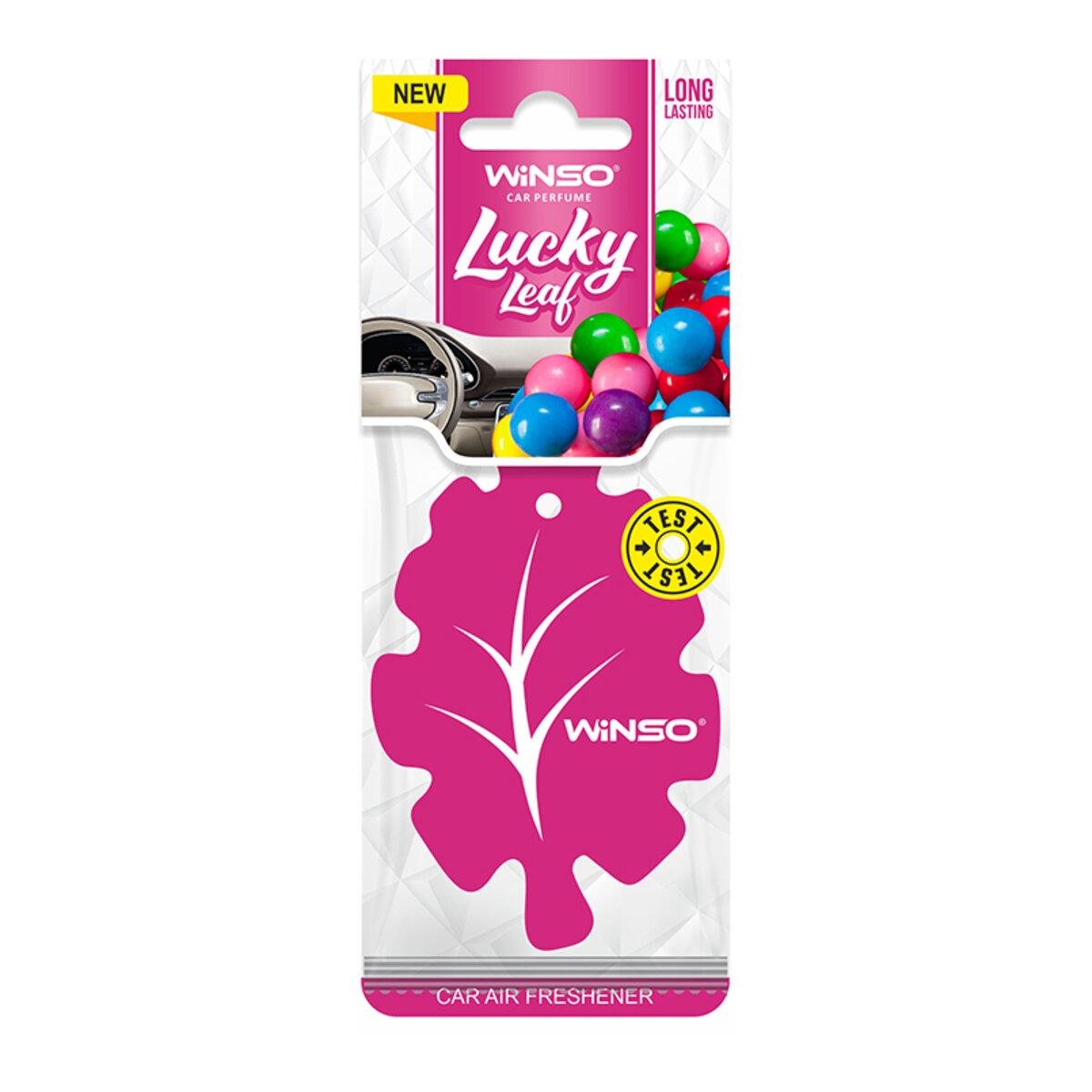 Освіжувач повітря Winso Lucky Leaf, целюлозний ароматизатор, Bubble Gum (7088)
