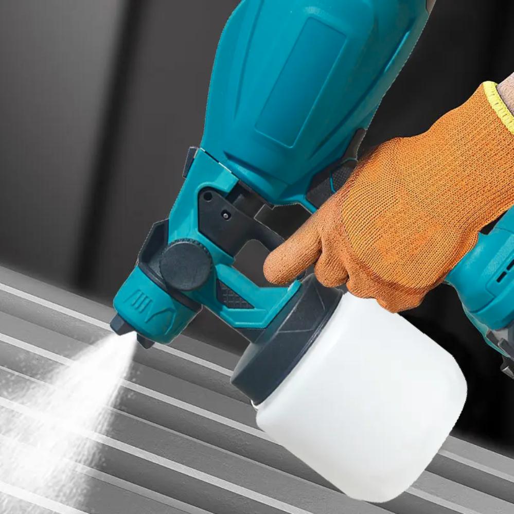 Фарбарозпилювач портативний з 2-ма акумуляторами 18 В та регулюванням ширини 1000 мл (120.1321) - фото 5