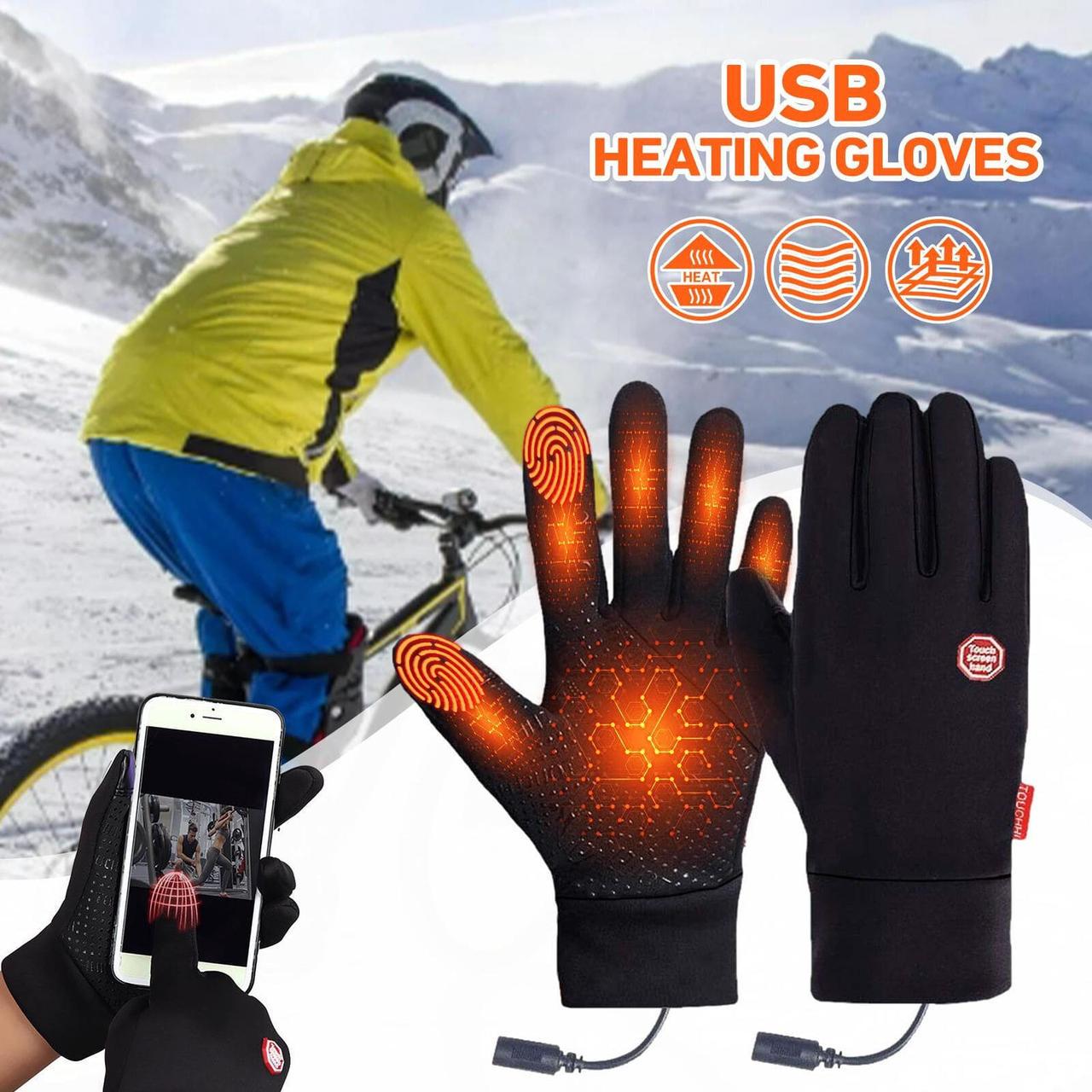 Перчатки с подогревом USB Heated Gloves - фото 7