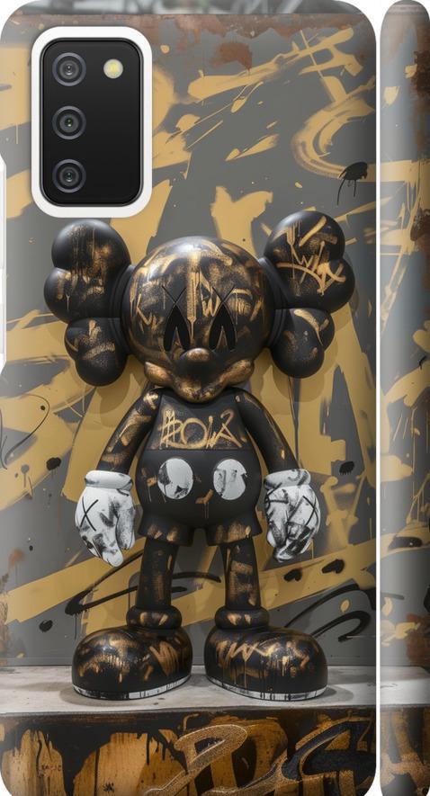 Чехол на Samsung Galaxy A02s A025F Bronze kaws (6097m-2203-42517)
