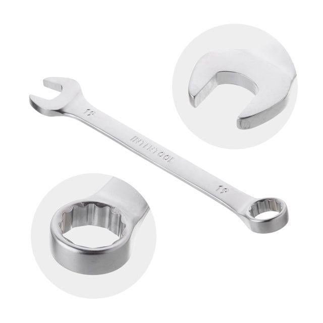 Набір ключів комбінованих Intertool HT-1250 11 од. 7-19 мм Cr-V - фото 6