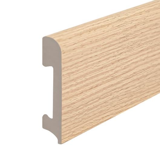 Плинтус дюрополимерный 2500х15х77 мм Светлое дерево (7715P-4041)