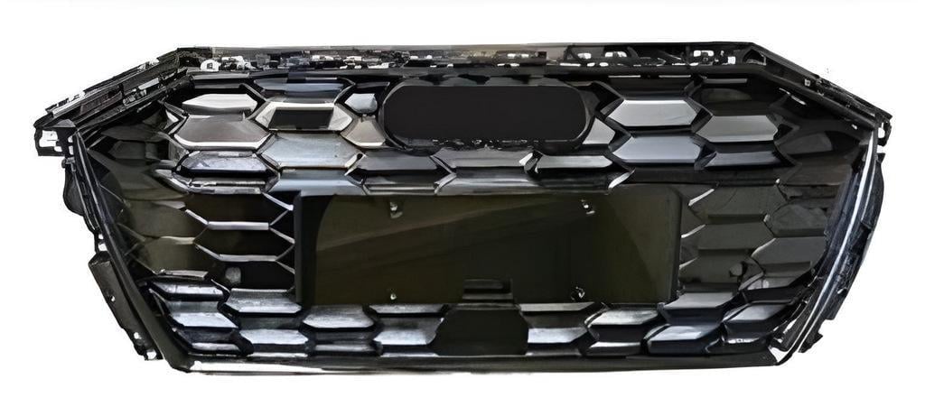 Передняя решетка S-style GT Tuning для Audi A3 2020-ABS Черный