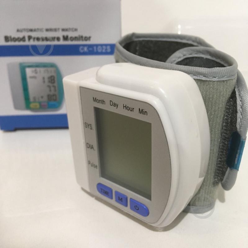 Тонометр Blood Pressure Monitor CK-102S Білий (300306) - фото 4