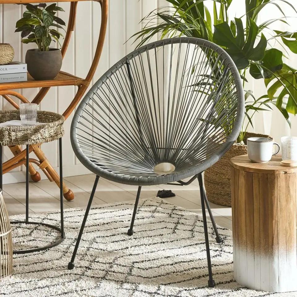 Комплект садових стільців 4Points Capri 2 шт. Темно-сірий - фото 3 Комплект садових стільців 4Points Capri 2 шт. Темно-сірий - фото 3