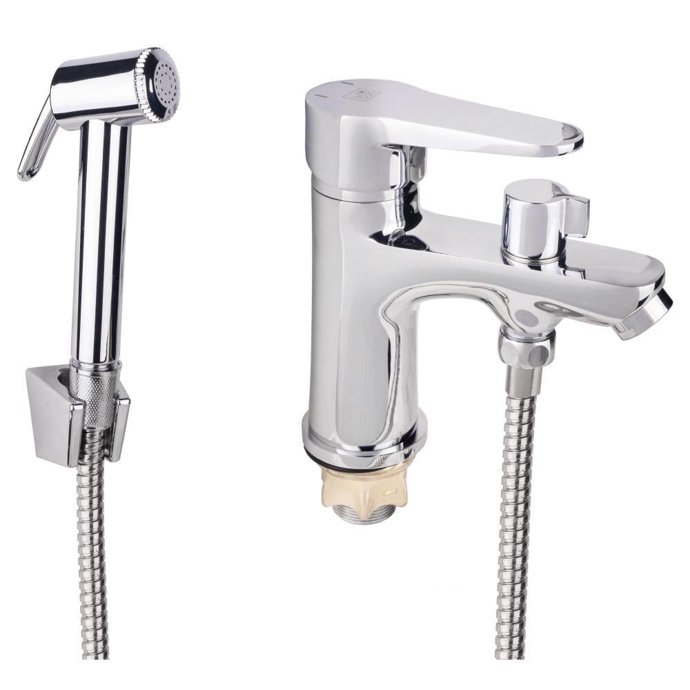 Смеситель для раковины Lidz CRM 14 34 001FB с воронкой для гигиенического душа