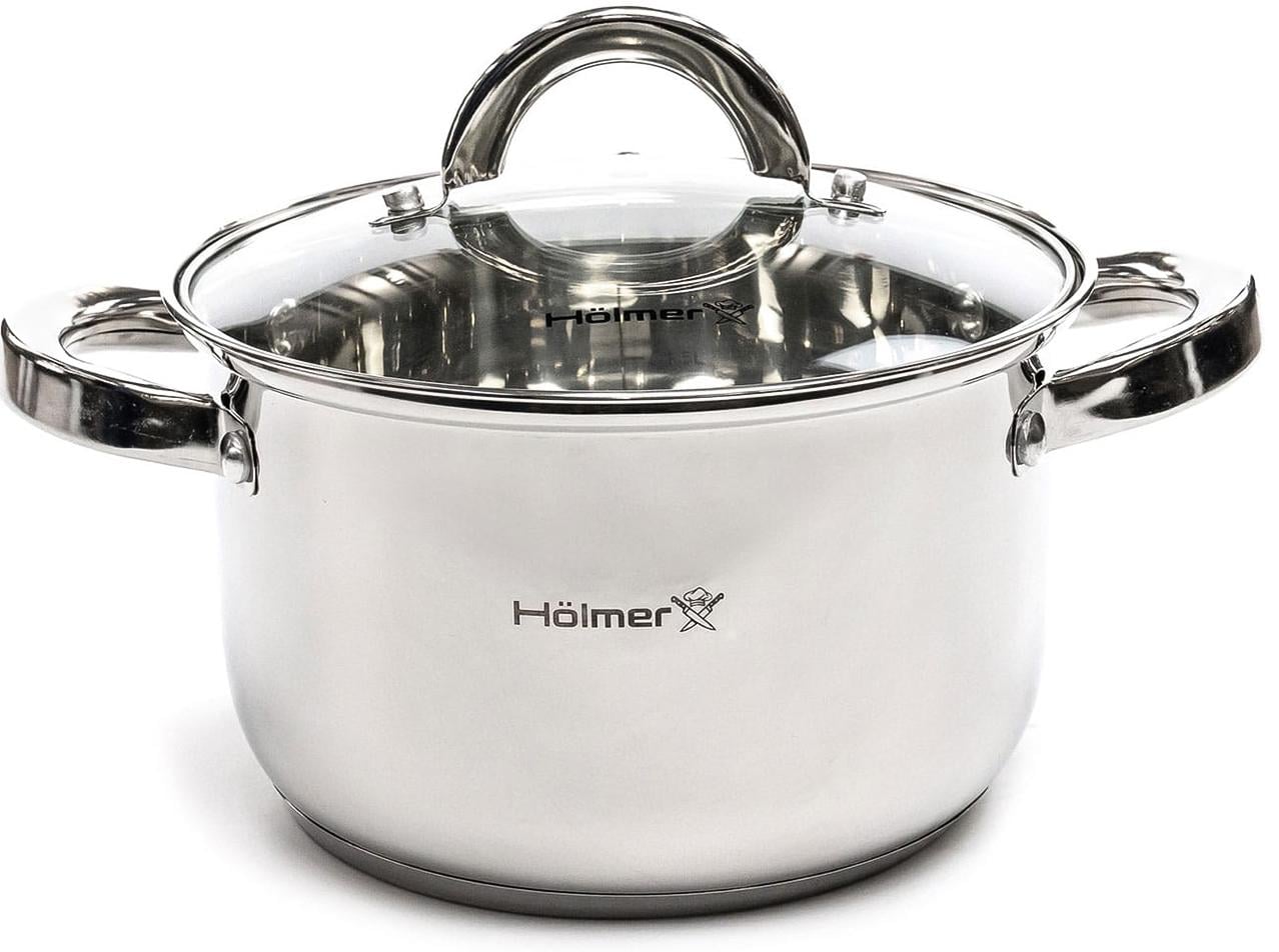 Кастрюля Holmer с крышкой 2,6 л (CR-18426-SS)