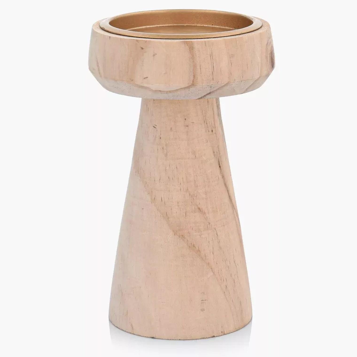 Подсвечник DUKA NATURAL SCANDI 10х17 см Дерево (2221027)