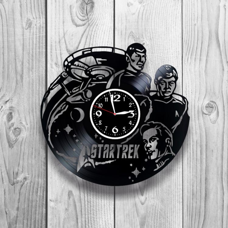 Часы настенные Star Trek 0435 из виниловой пластинки