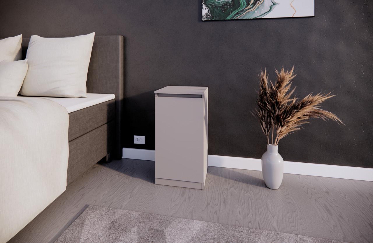 Тумба приліжкова MEBEX 40х40х77,4 см Сірий світлий (VS3D400LG) - фото 2 Тумба приліжкова MEBEX 40х40х77,4 см Сірий світлий (VS3D400LG) - фото 2