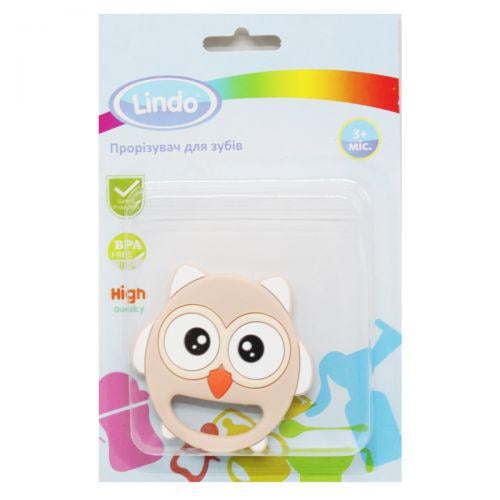 Прорезыватель для зубов Сова Бежевый