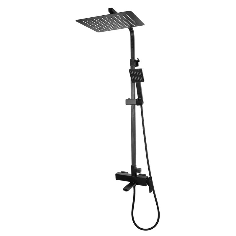 Душевая колонна со смесителем KOER KB-56010-05 Черный (KR3495)