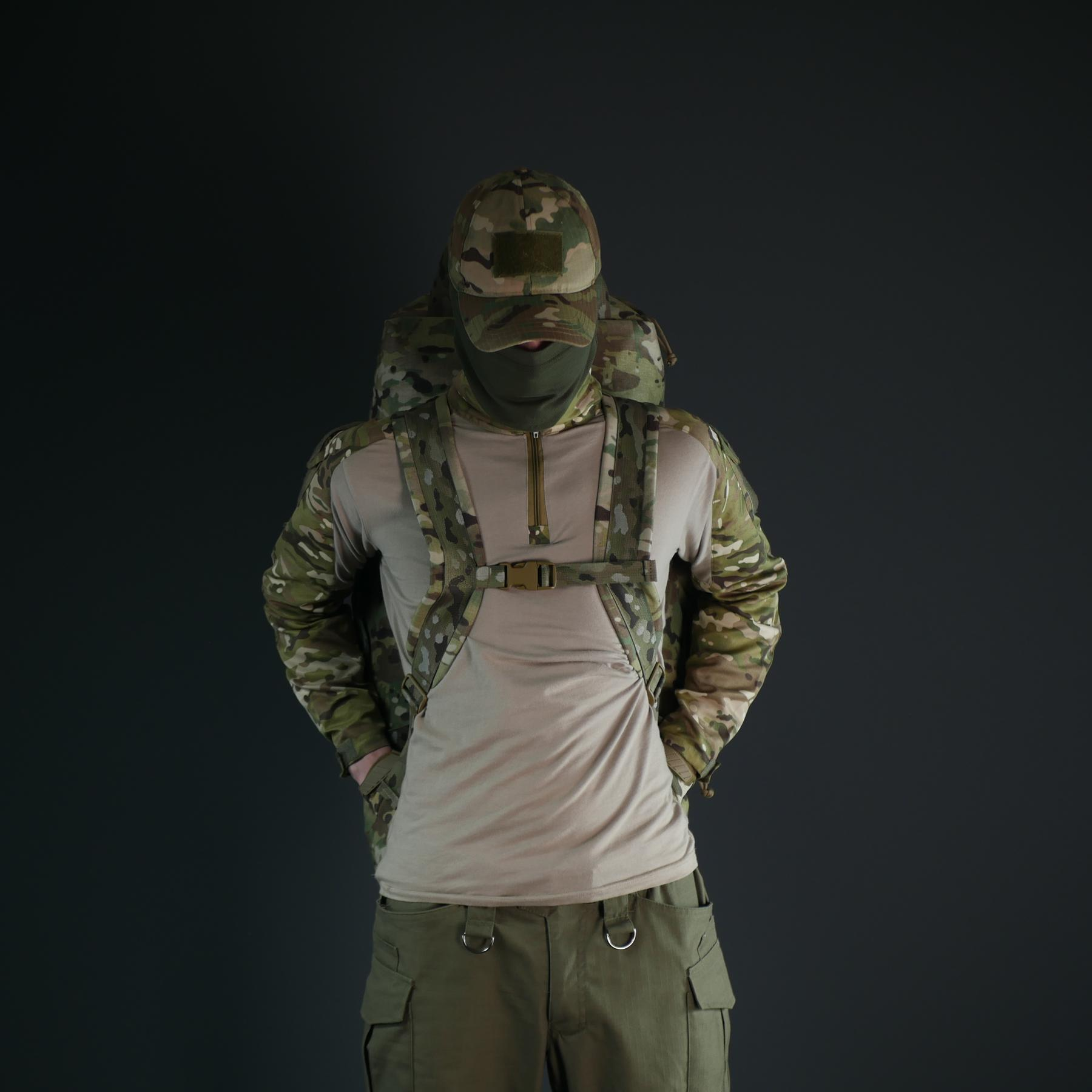 Сумка-рюкзак Militex Cordura 1000D з IRR-просоченням 69 л Мультикам (27516708) - фото 10 Сумка-рюкзак Militex Cordura 1000D з IRR-просоченням 69 л Мультикам (27516708) - фото 10