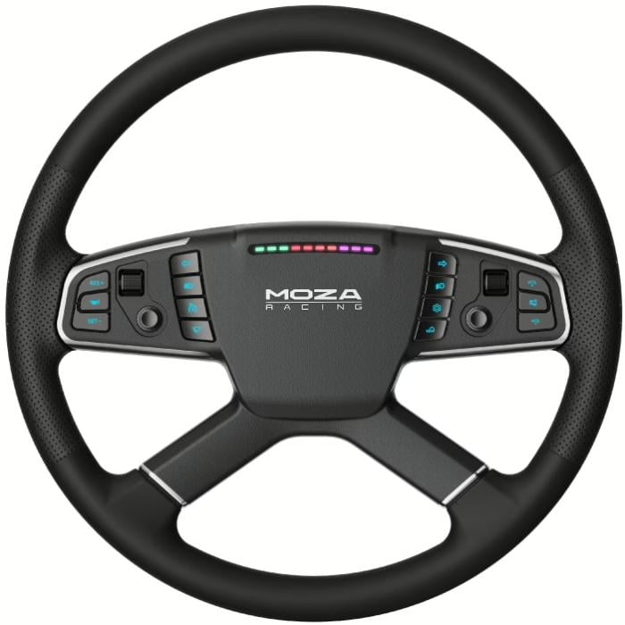 Игровой руль Moza Racing TSW Truck 40 см 14 кН R GB Black (RS060)