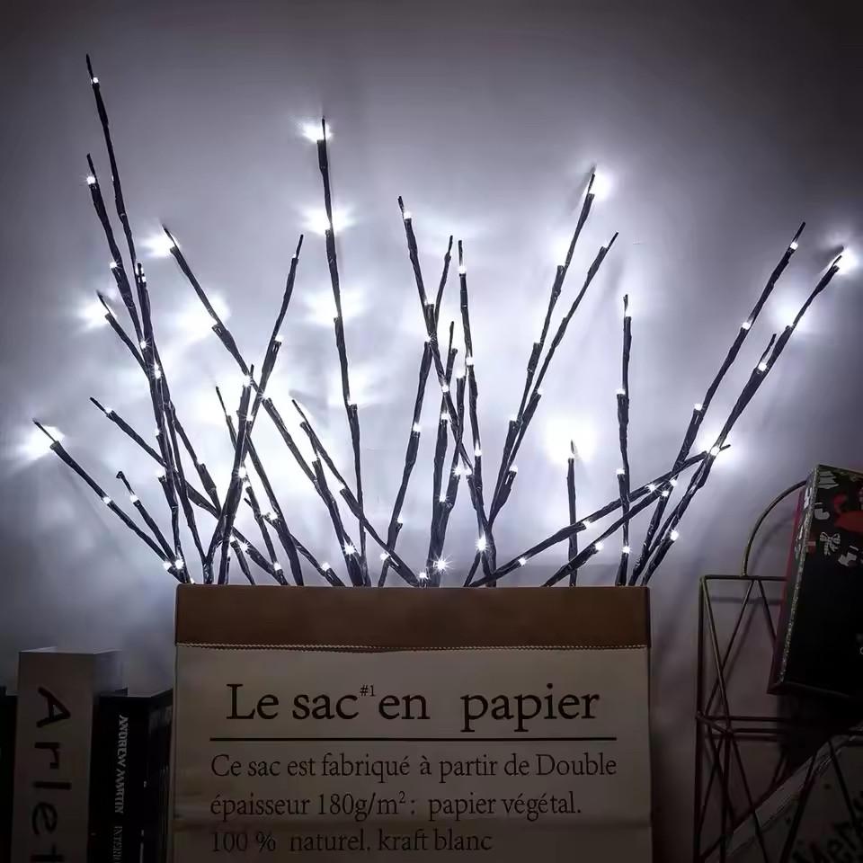 Світильник декоративний UKC Гілки верби 20 світлодіодів 1 шт. Холодний білий (2561978009) - фото 2 Світильник декоративний UKC Гілки верби 20 світлодіодів 1 шт. Холодний білий (2561978009) - фото 2