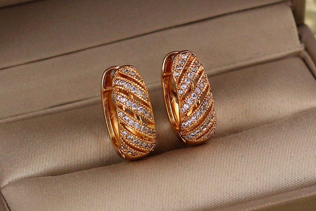 Серьги Xuping Jewelry Молчание 1,9 см Золотистый (28107429)