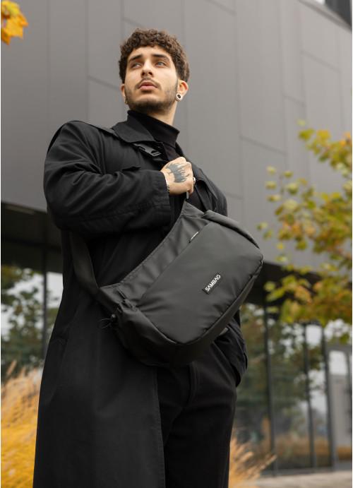 Мужская сумка Sambag тканевая Черный (7310321325)