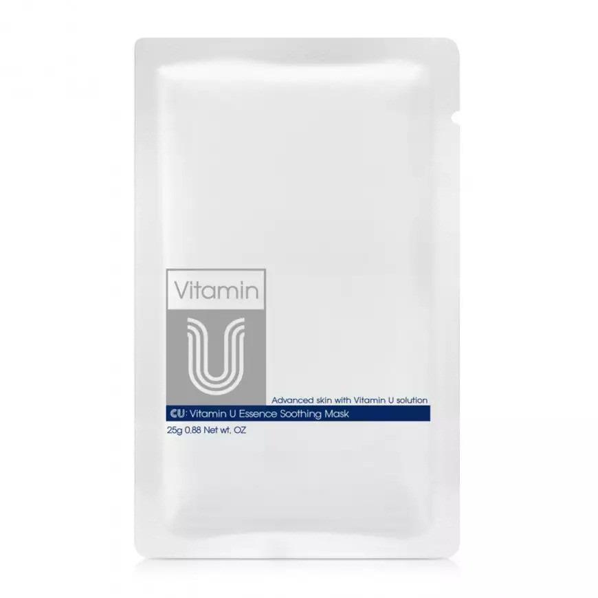 Маска тканевая восстанавливающая CUSKIN VITAMIN U ESSENCE SOOTHING MASK 25 мл (11535557)