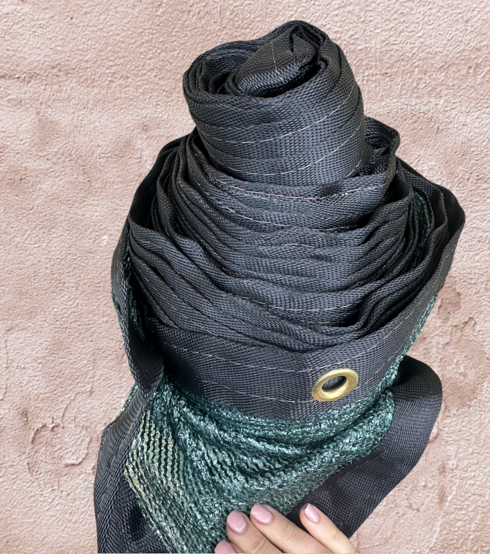 Сетка заборная затеняющая AgroStar усиленная с люверсами 95% 1,5x50 м Зеленый (1292) - фото 7 Сетка заборная затеняющая AgroStar усиленная с люверсами 95% 1,5x50 м Зеленый (1292) - фото 7