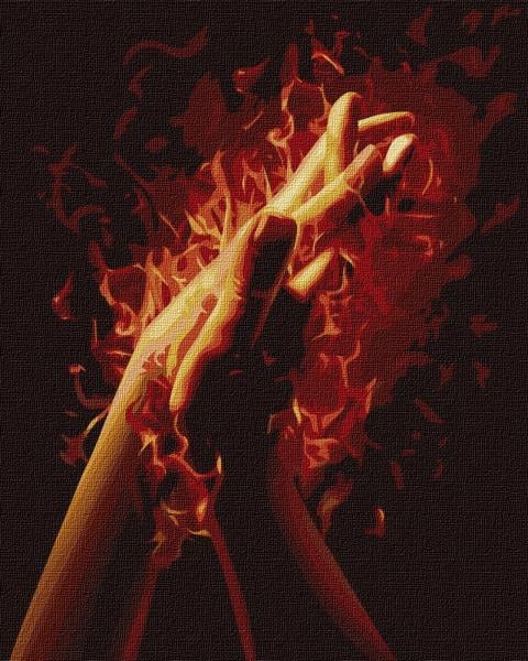 Картина по номерам Идейка Огонь между нами 2 40х50 см в термопакете (KHO4776)