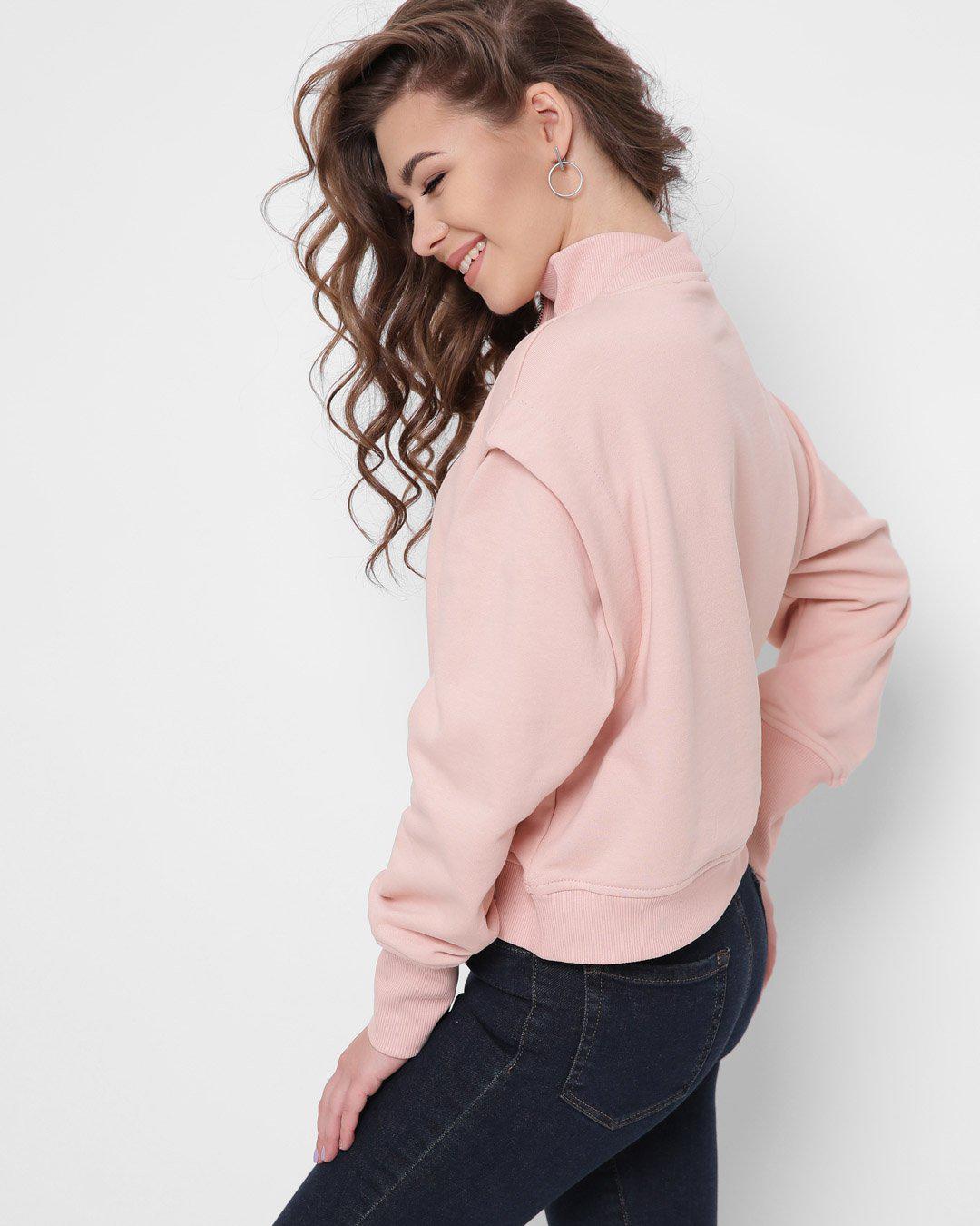 Світшот Carica 6609-27 L Персиковий (2000002406938) - фото 2 Світшот Carica 6609-27 L Персиковий (2000002406938) - фото 2