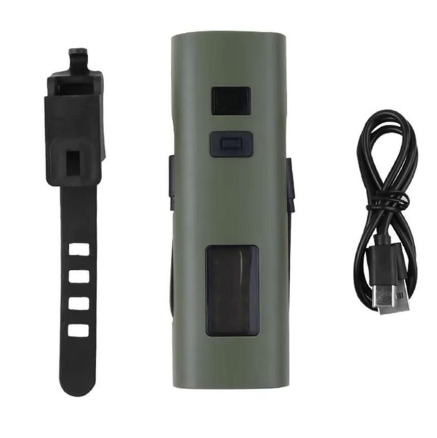 Фонарь велосипедный K 818 белый и красный свет Li-Ion зарядка Type-C