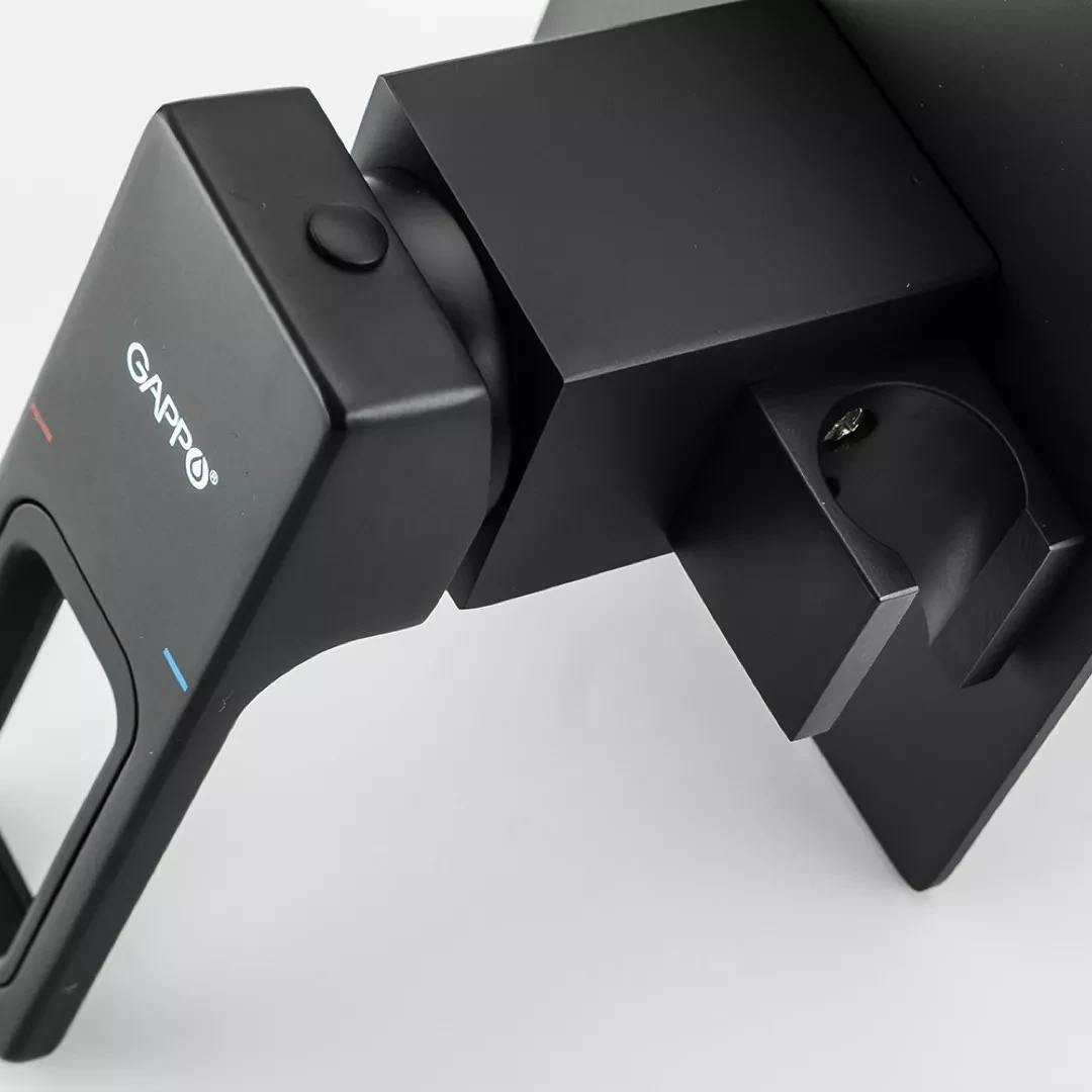 Гигиенический душ скрытого монтажа Gappo G7217-6 Черный (G7217-6) - фото 4 Гигиенический душ скрытого монтажа Gappo G7217-6 Черный (G7217-6) - фото 4