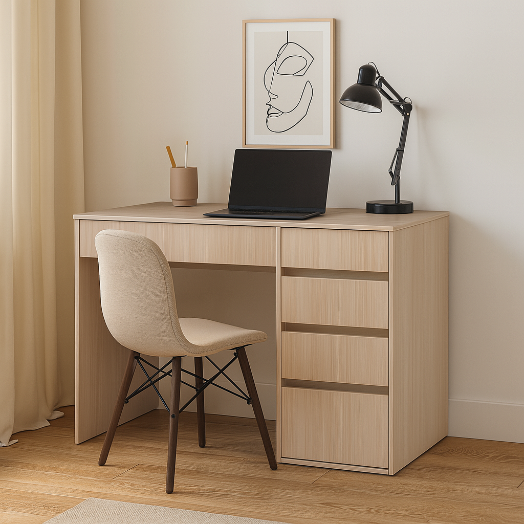 Стіл письмовий СП7 5Я SENAM 780х1100х600 мм ДСП Дуб Молочний - фото 1 Стіл письмовий СП7 5Я SENAM 780х1100х600 мм ДСП Дуб Молочний - фото 1