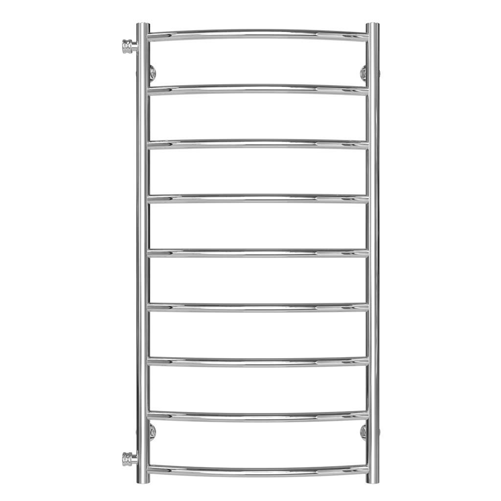 Полотенцесушитель водяной Deffi Классик П9 боковое левое подключение нержавеющая сталь 500х1000 мм Хром (C.DK.100.50.9.C.B)