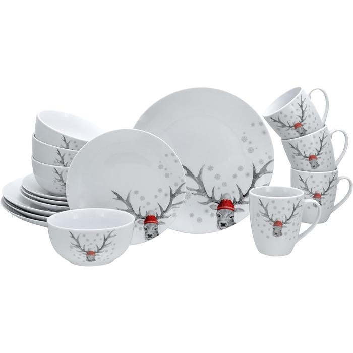 Столовий сервіз Creatable Luna Deer на 4 персони 16 пр. (33494252)