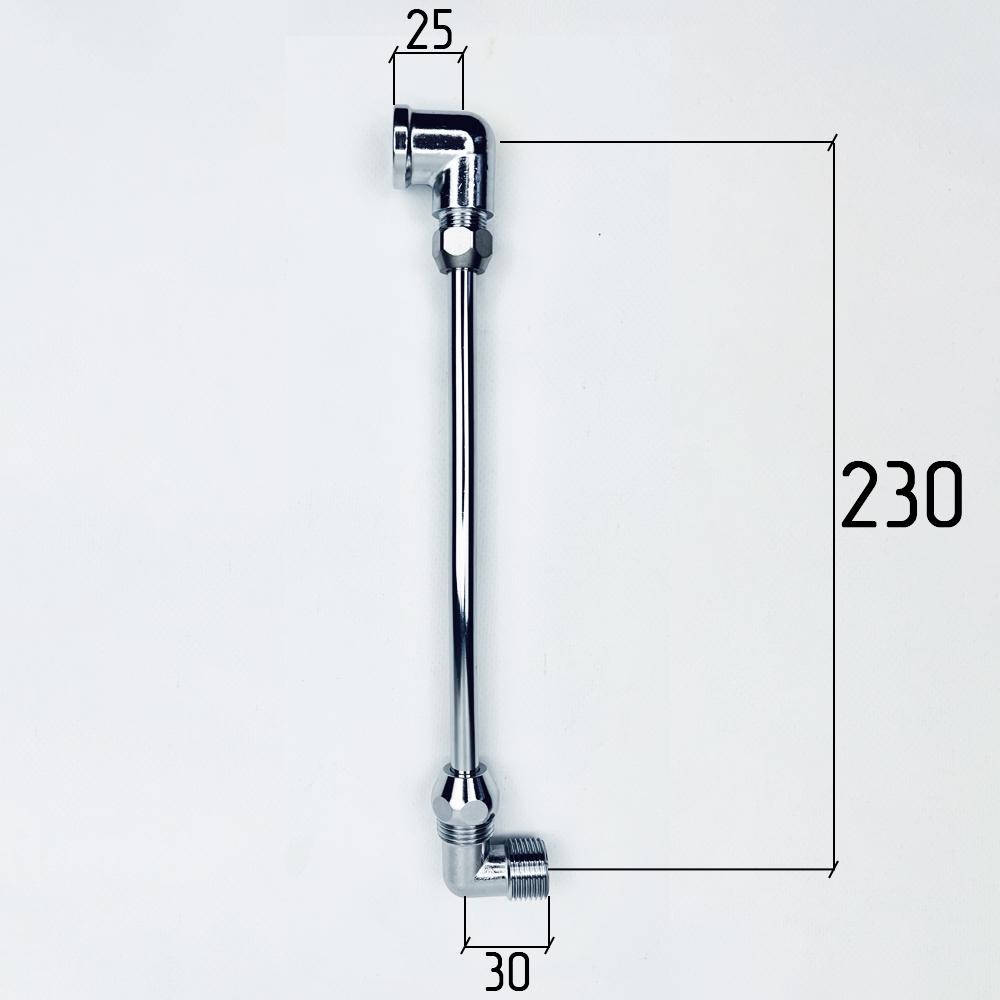 Підводка гнучка Flexy S-подібна мідна ВЗ 20 см 1/2" d 10 мм Хром (24767986) - фото 6