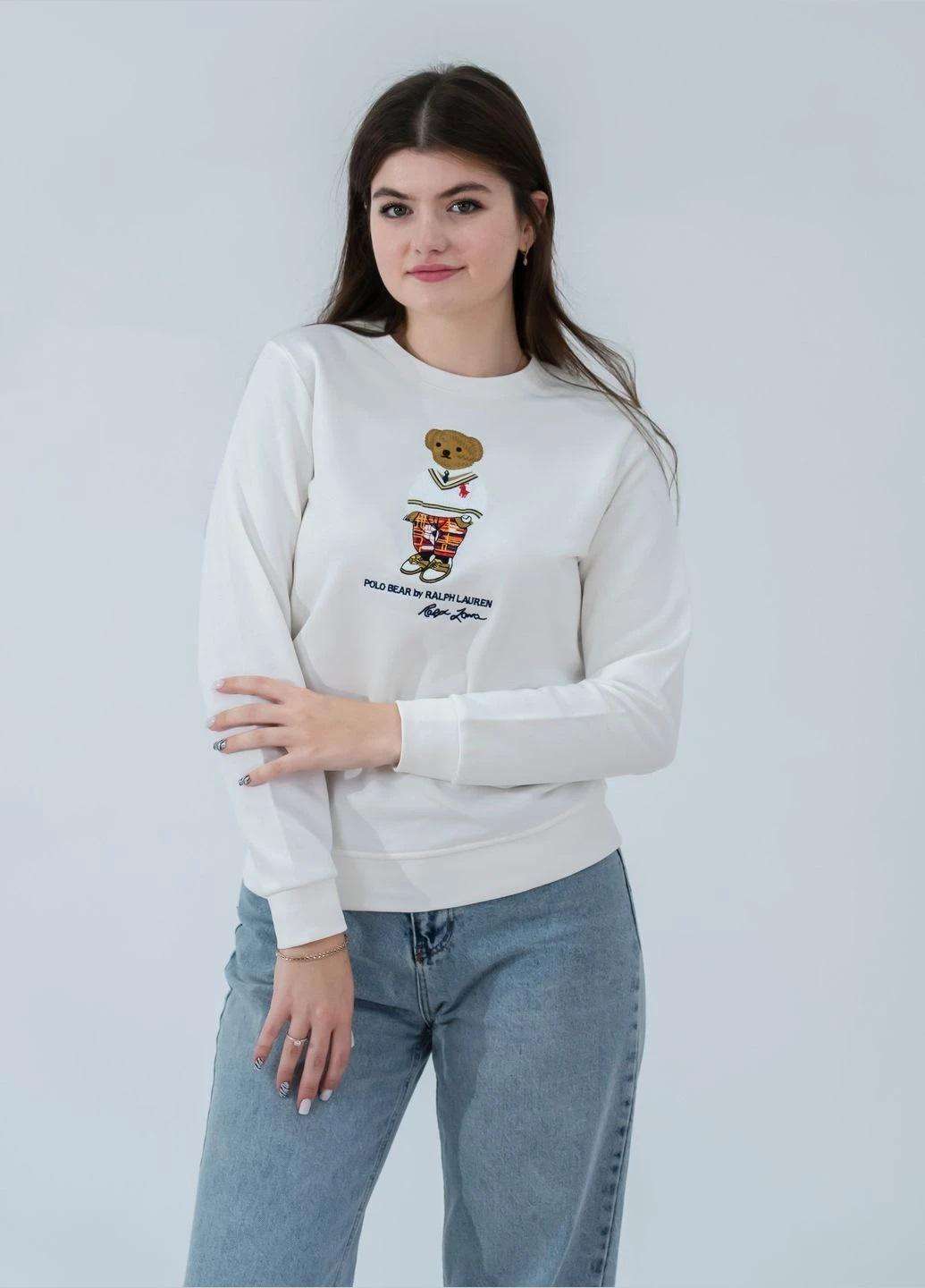 Свитшот женский Ralph Lauren Polo Bear S-5069WT M (S-5069WT M)