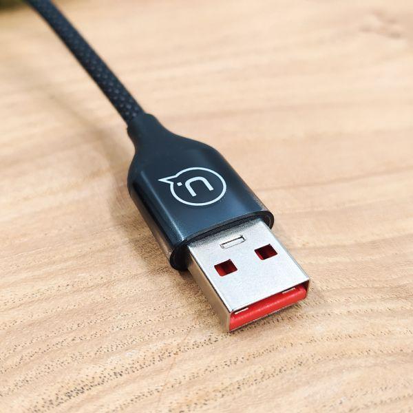 Кабель Usams US-SJ636 USB Type-A-USB Type-C 6A 66W (24014362) - фото 2 Кабель Usams US-SJ636 USB Type-A-USB Type-C 6A 66W (24014362) - фото 2
