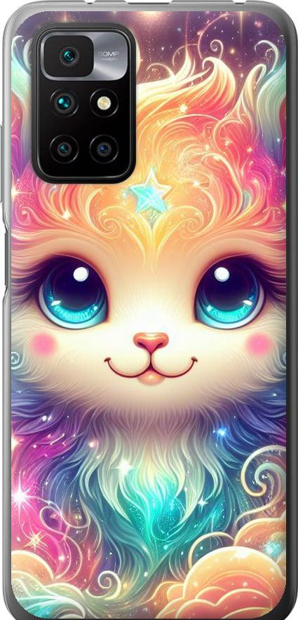 Чехол на Xiaomi Redmi 10 Сказочный котенок (5813u-2488-42517)