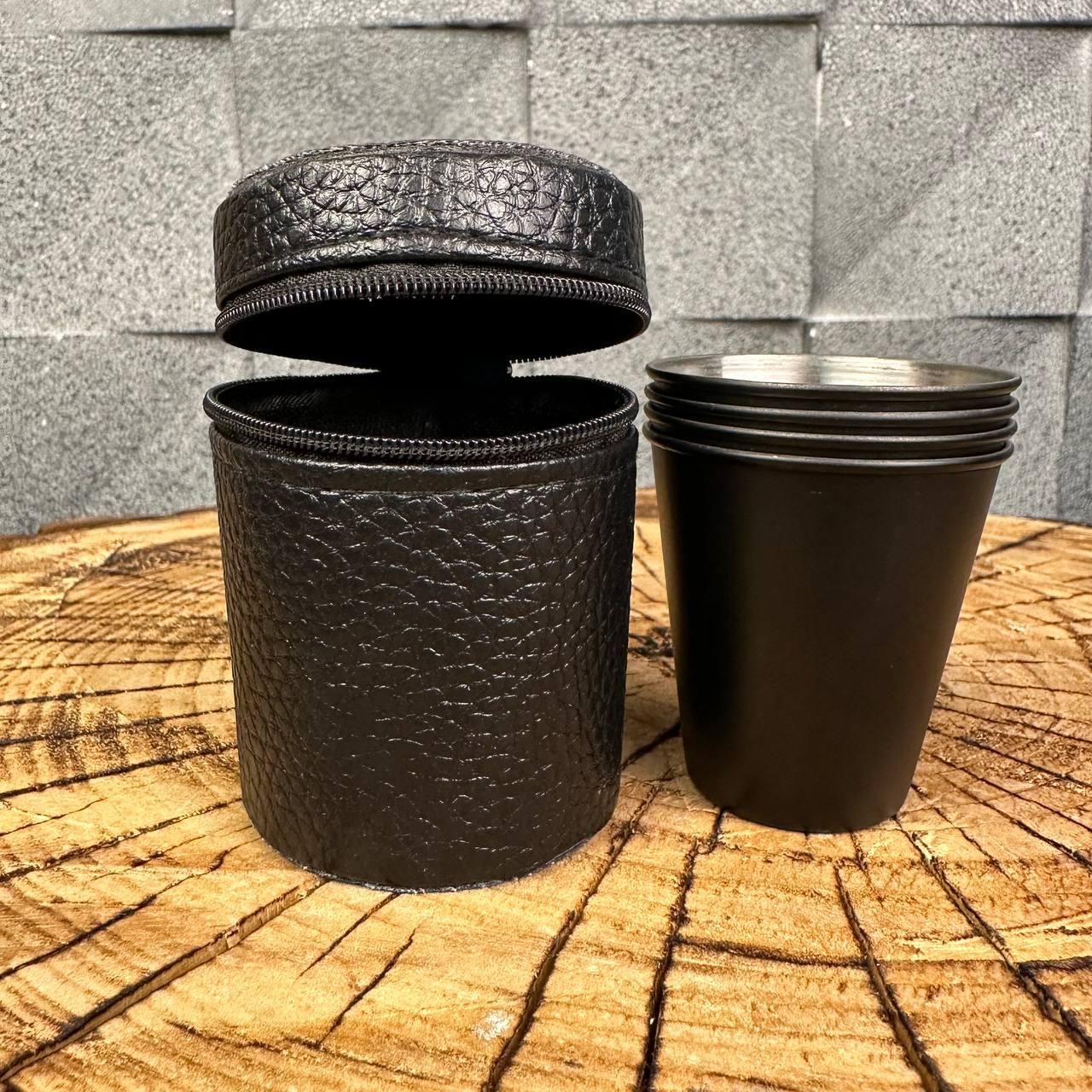 Набір чарок для алкоголю в чохлі з екошкіри (11427833) - фото 6 Набір чарок для алкоголю в чохлі з екошкіри (11427833) - фото 6