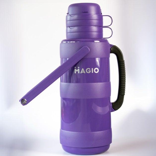 Термос Magio MG-1053 скляна колба 3,2 л Purple (23678458) - фото 3 Термос Magio MG-1053 скляна колба 3,2 л Purple (23678458) - фото 3