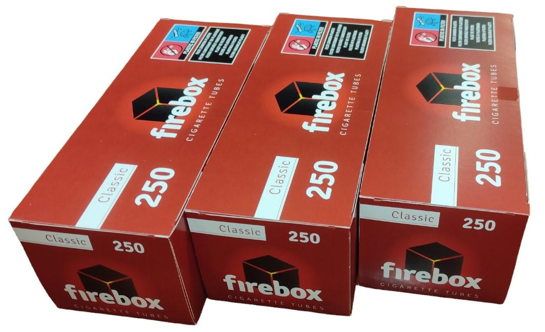 Гільзи для сигарет Firebox 3 пачки по 250 шт.