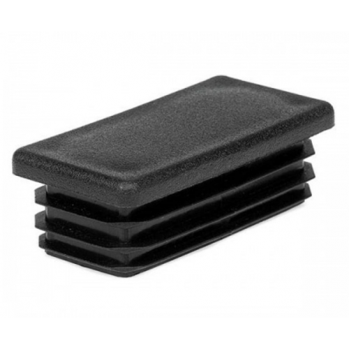 Заглушка прямоугольная Термопласт 60x30 мм Черный (713484)