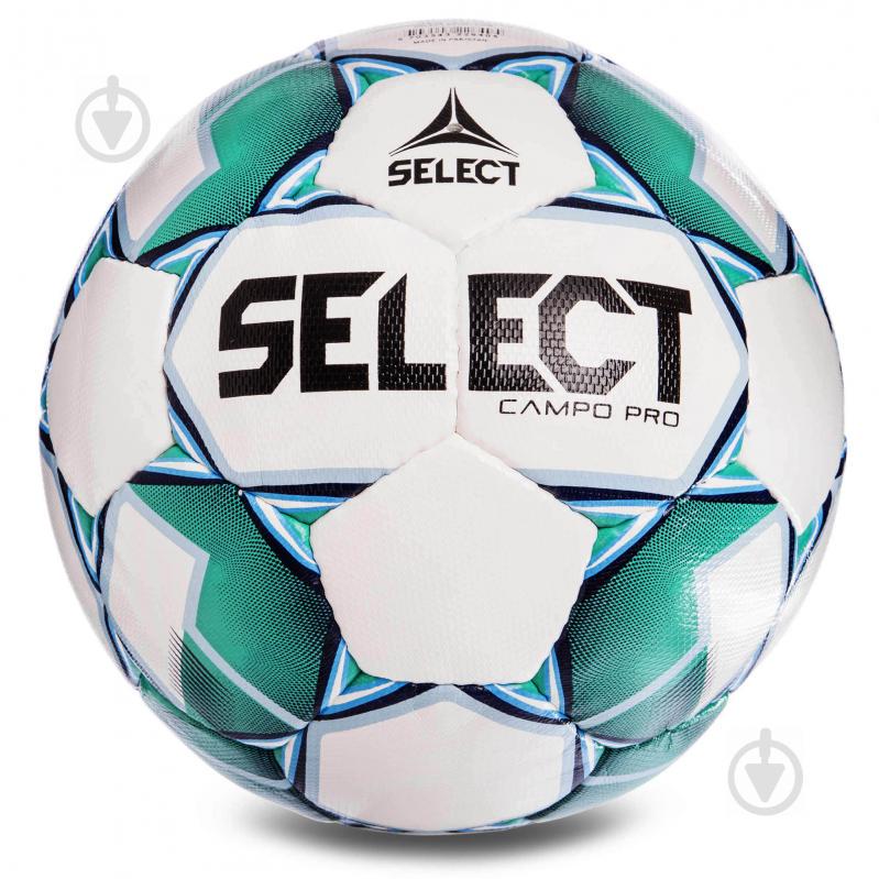 Мяч футбольный planeta-sport №5 SELECT CAMPO-PRO IMS FPUS 1300 Белый-зеленый Мяч футбольный planeta-sport №5 SELECT CAMPO-PRO IMS FPUS 1300 Белый-зеленый