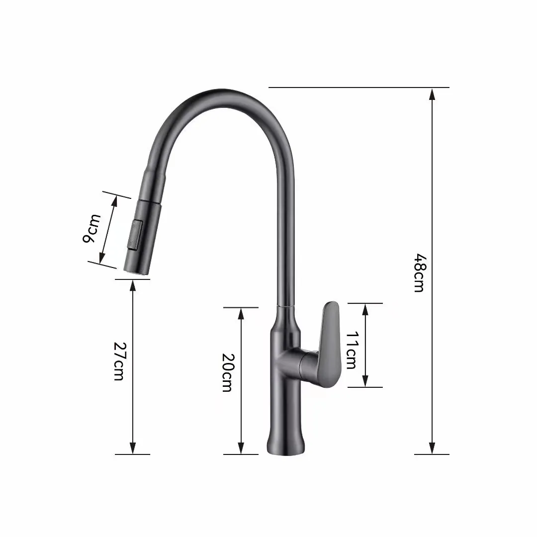 Смеситель для кухни Epelli Gracia Grafito A (25067993) - фото 3 Смеситель для кухни Epelli Gracia Grafito A (25067993) - фото 3
