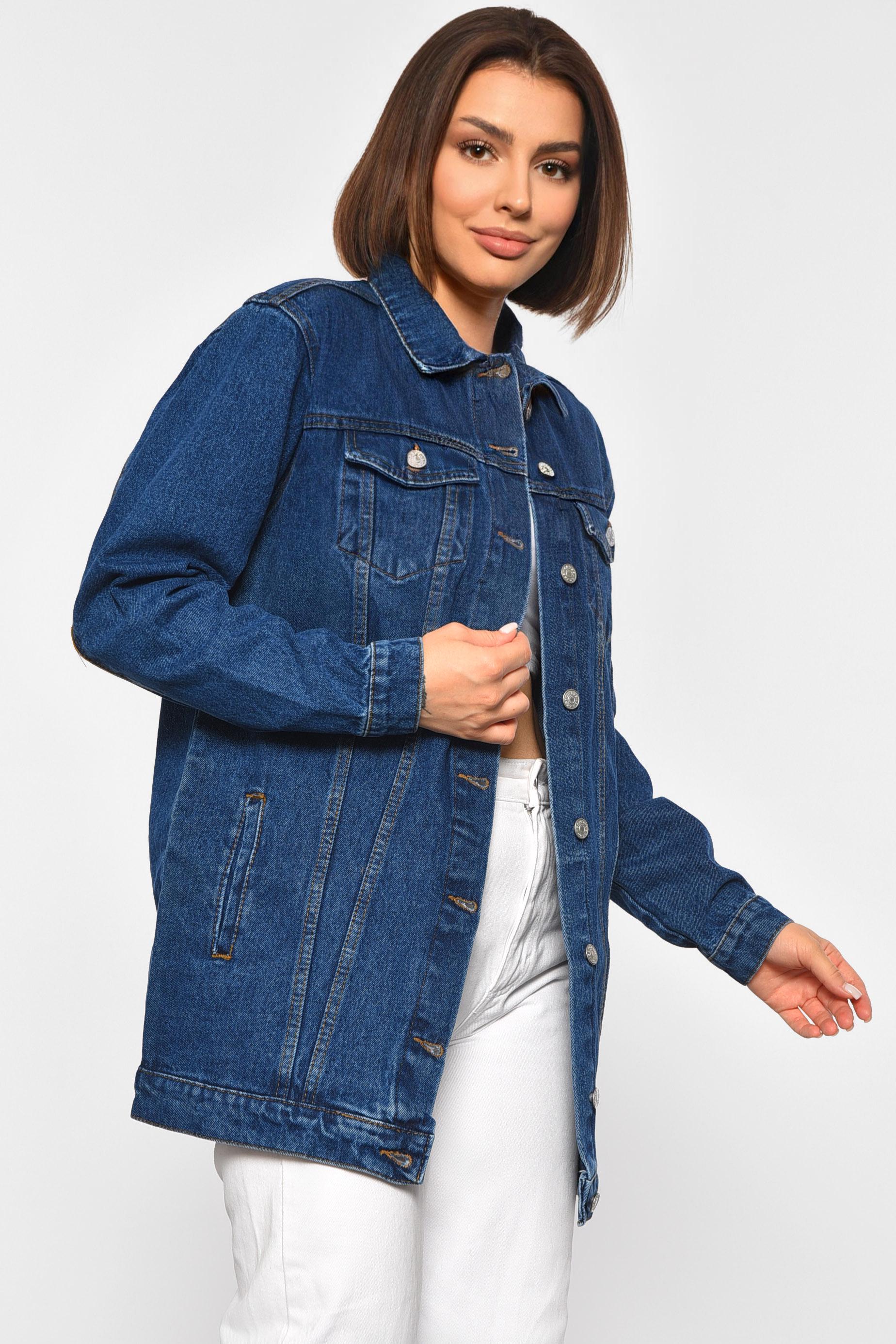 Джинсовка женская M Синий (188073) - фото 2